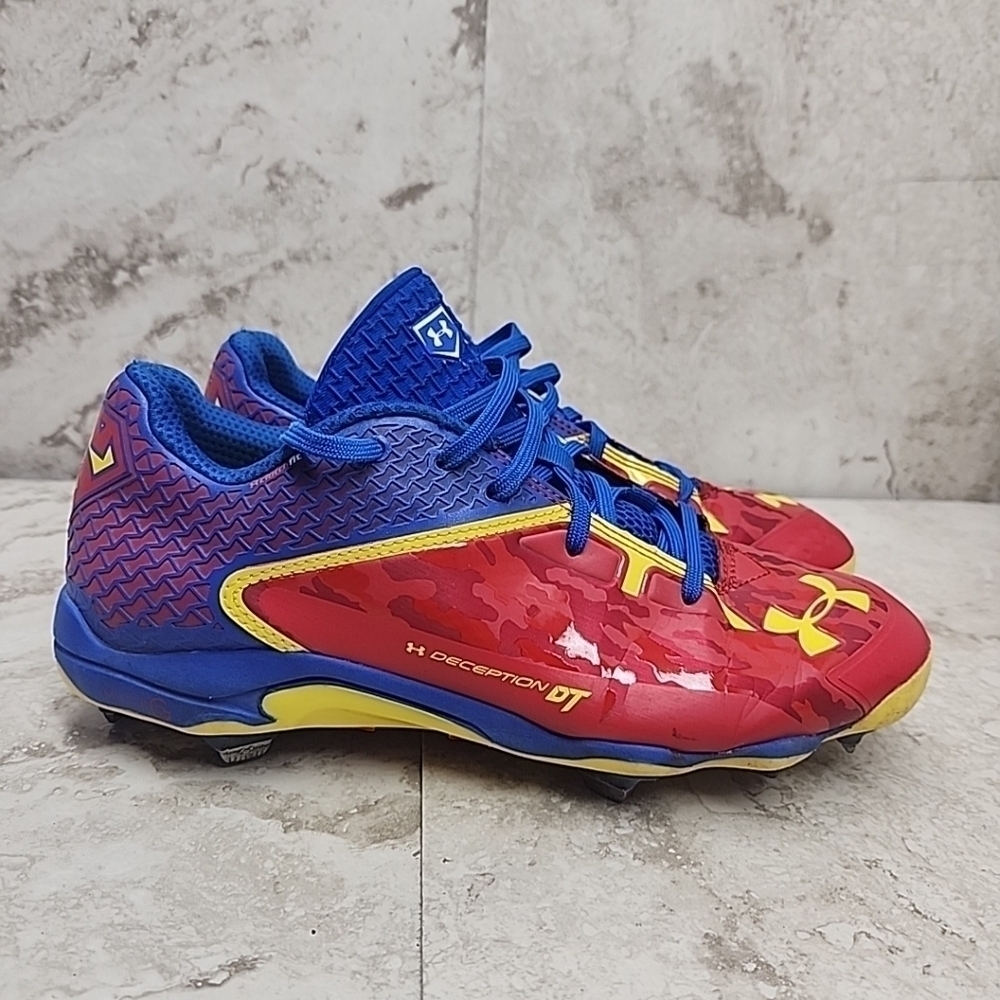Superman Under Armour Metal Baseball Cleats, Mens 8,  No longer sold